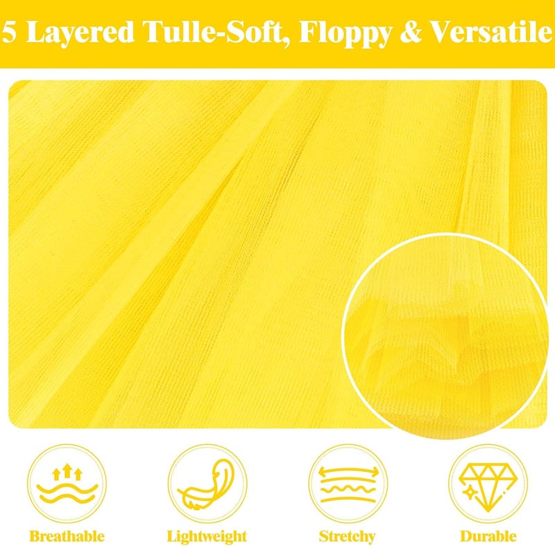 Sarfel Tutu for Women Adults 5 Layered Tulle Skirt Halloween Tutu Skirts for Women 80S Tutu Adult Tutus Fluffy Skirt Running - Image 4